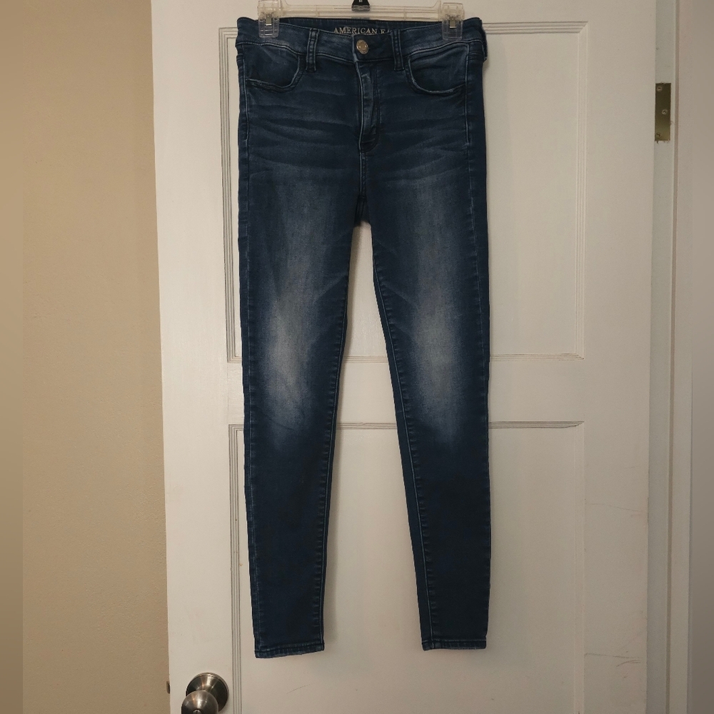 American Eagle Outfitters Women's Blue Jeggings